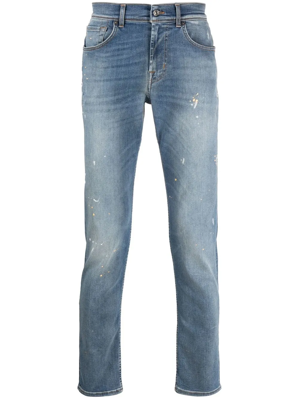 

7 For All Mankind jeans rectos - Azul