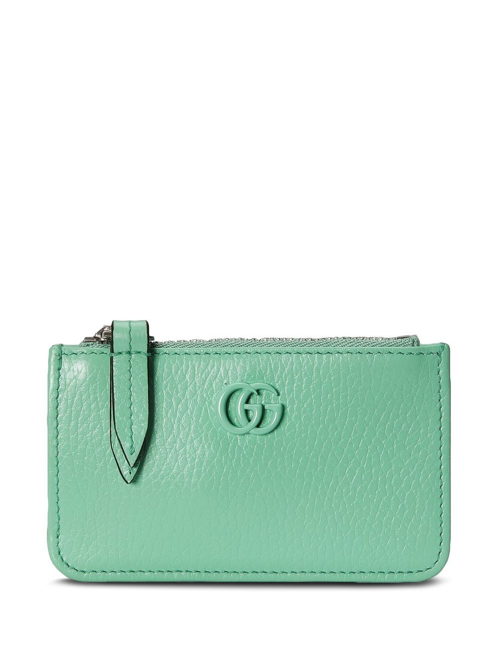 Gucci Gg Marmont Card Case In Green