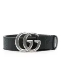 Gucci GG Marmont embossed belt - Black