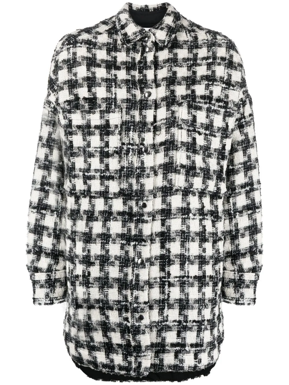 

IRO tweed checked jacket - Black