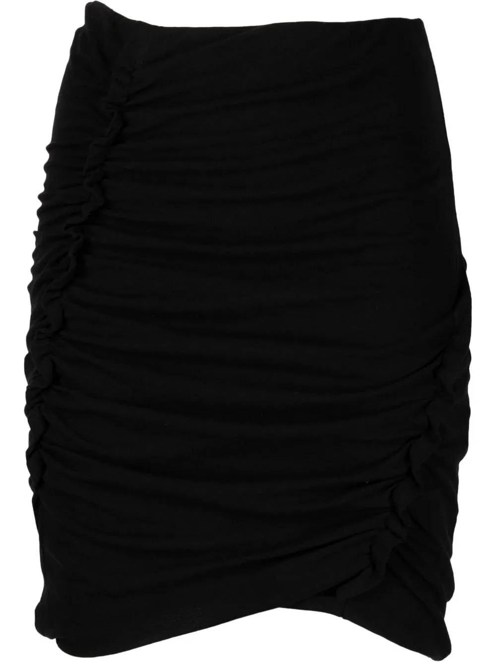 

IRO ruched asymmetric skirt - Black