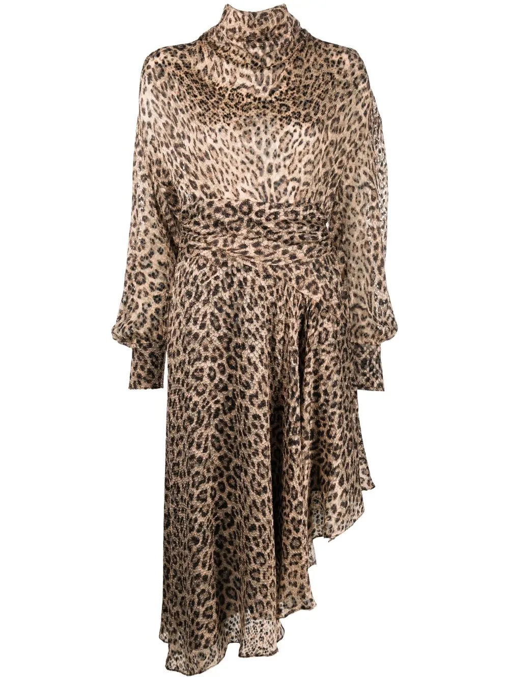 

IRO vestido Mataori con estampado de leopardo - Neutro