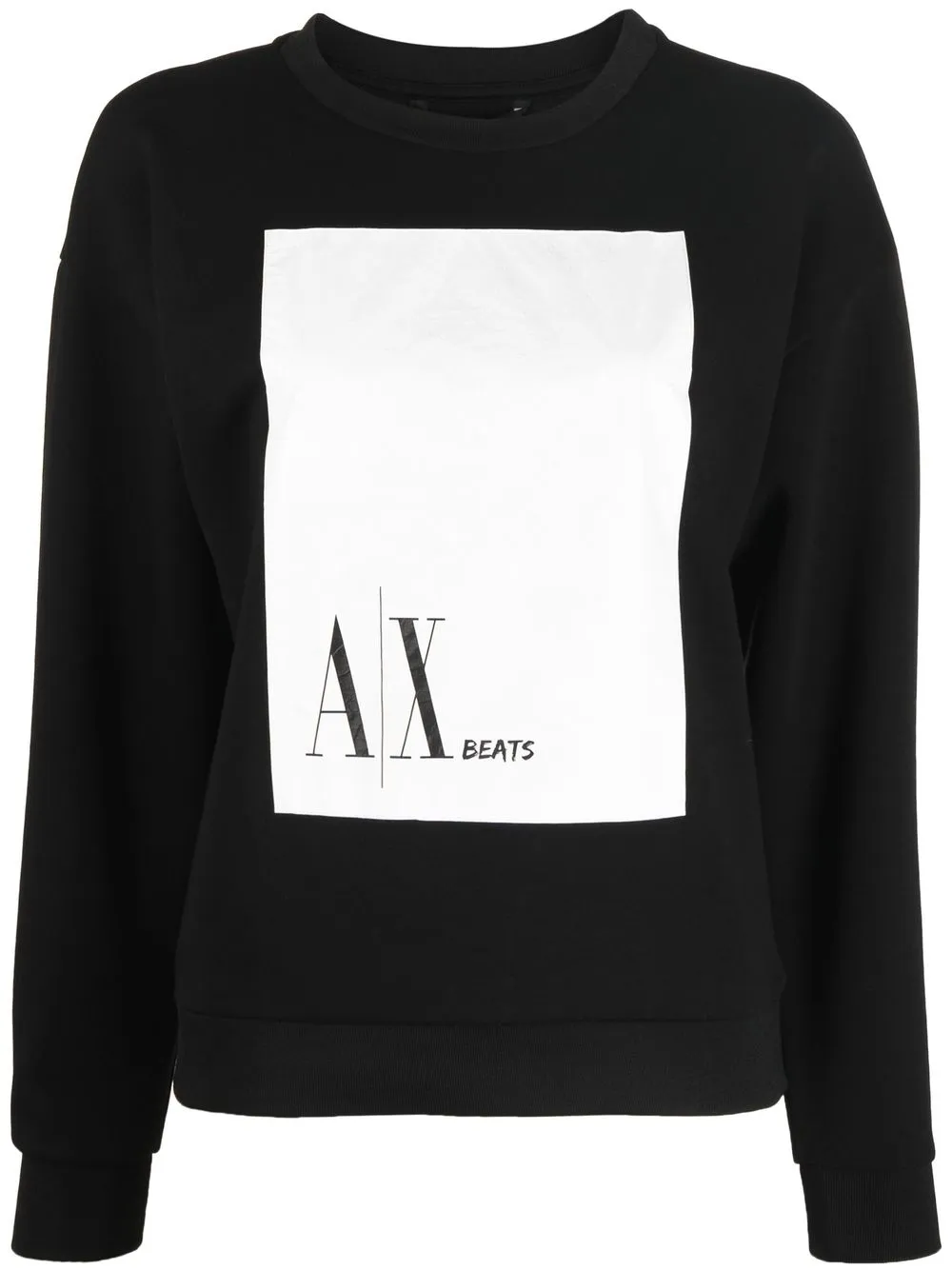 

Armani Exchange logo-print sweatshirt - Black