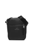 Armani Exchange logo-print messenger bag - Black