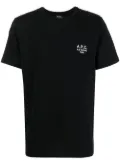 A.P.C. Raymond logo-embroidered T-shirt - Black