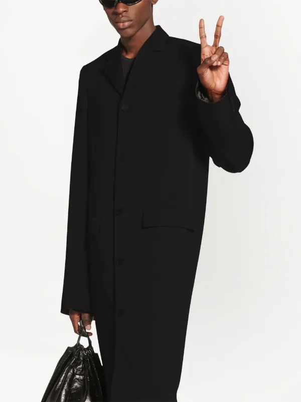 Ankle length coat on sale mens