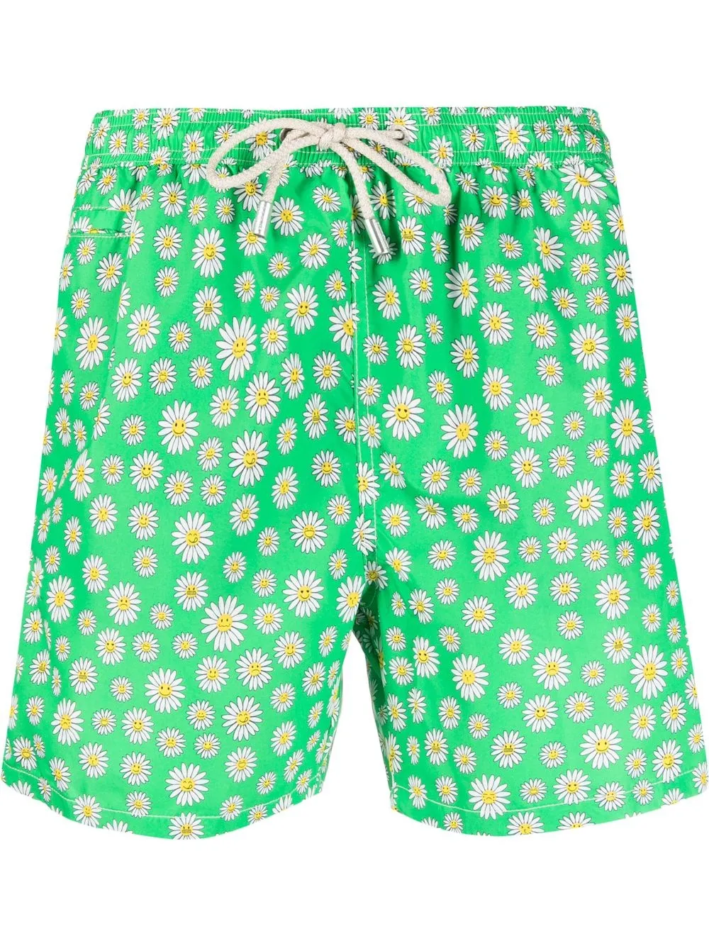 

MC2 Saint Barth shorts de playa con margaritas estampadas - Verde