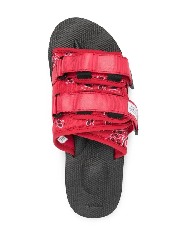 Suicoke double-strap Flat Sandals | Red | FARFETCH