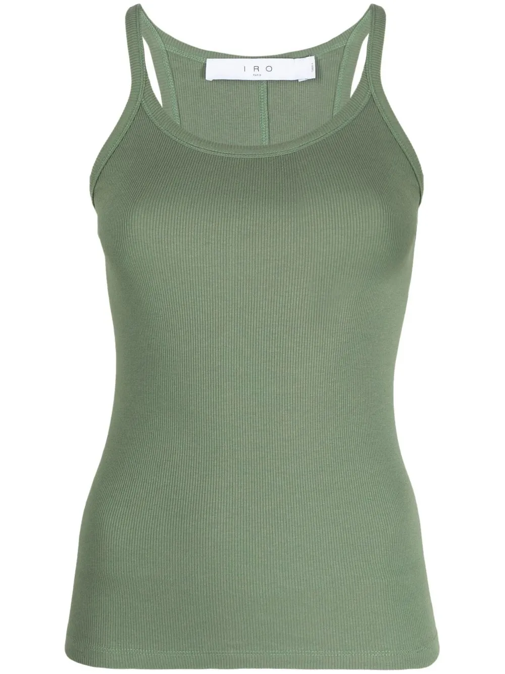 

IRO Palisso ribbed-knit vest top - Green