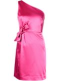 P.A.R.O.S.H. bow-detail one-shoulder dress - Pink