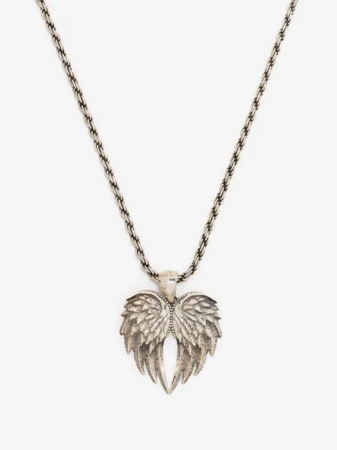 Emanuele Bicocchi collar con colgante en forma de ala