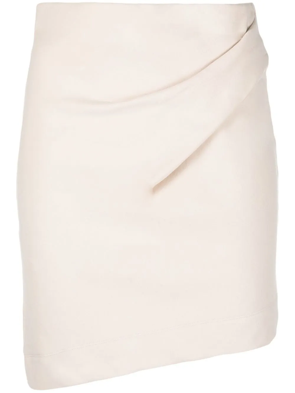 

IRO Veig draped fitted skirt - Neutrals