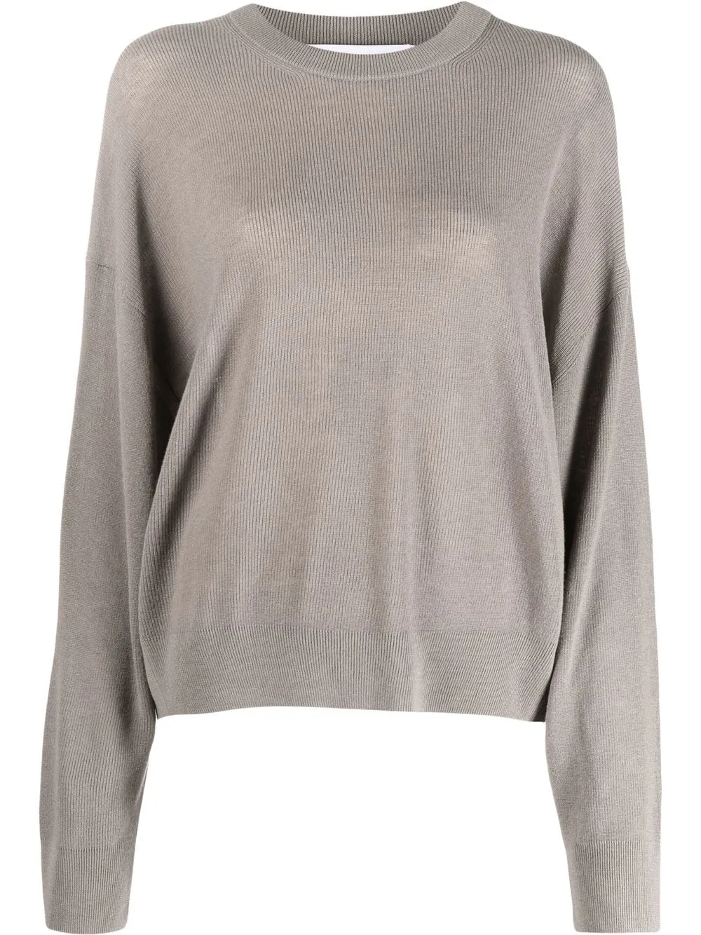 

IRO fine-knit crew-neck jumper - Grey