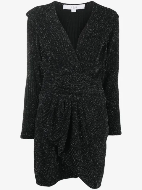 IRO gathered-effect dress