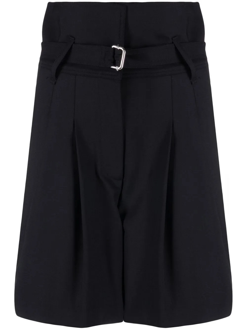 

IRO belted waist tailored shorts - Black