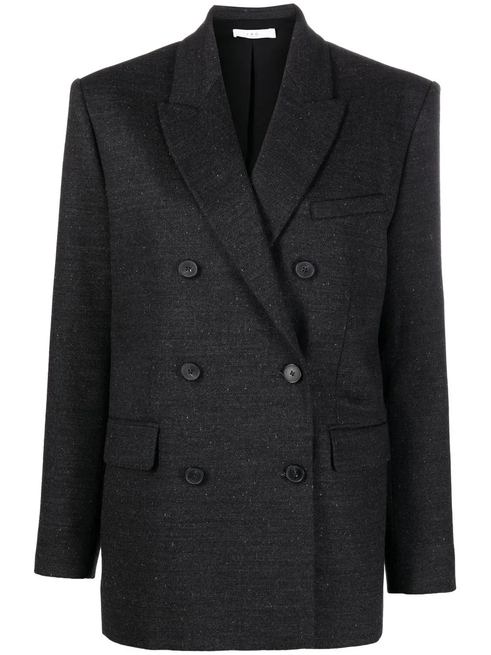 

IRO blazer estructurado con doble botonadura - Gris