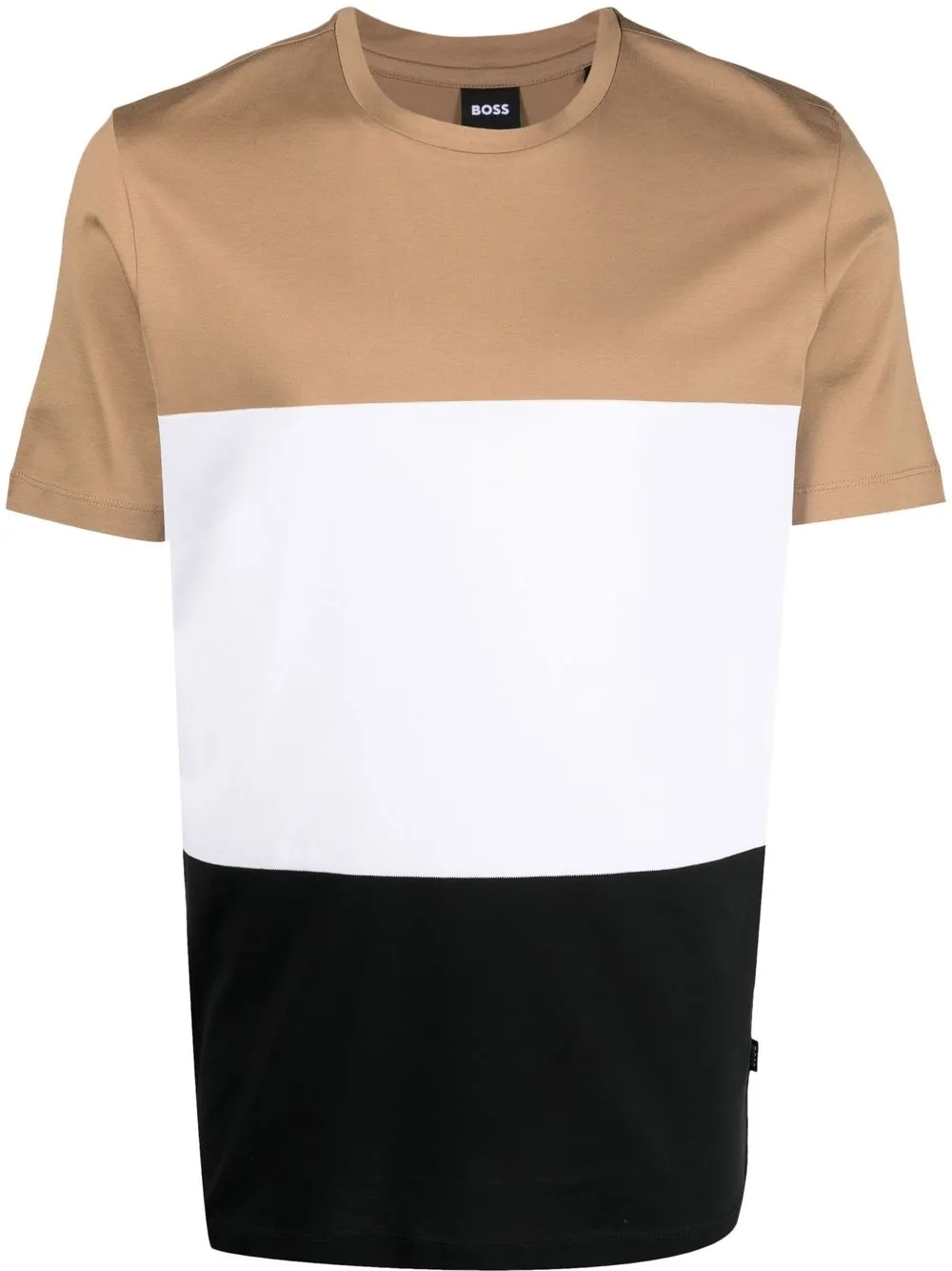 

BOSS playera con diseño color block - Neutro