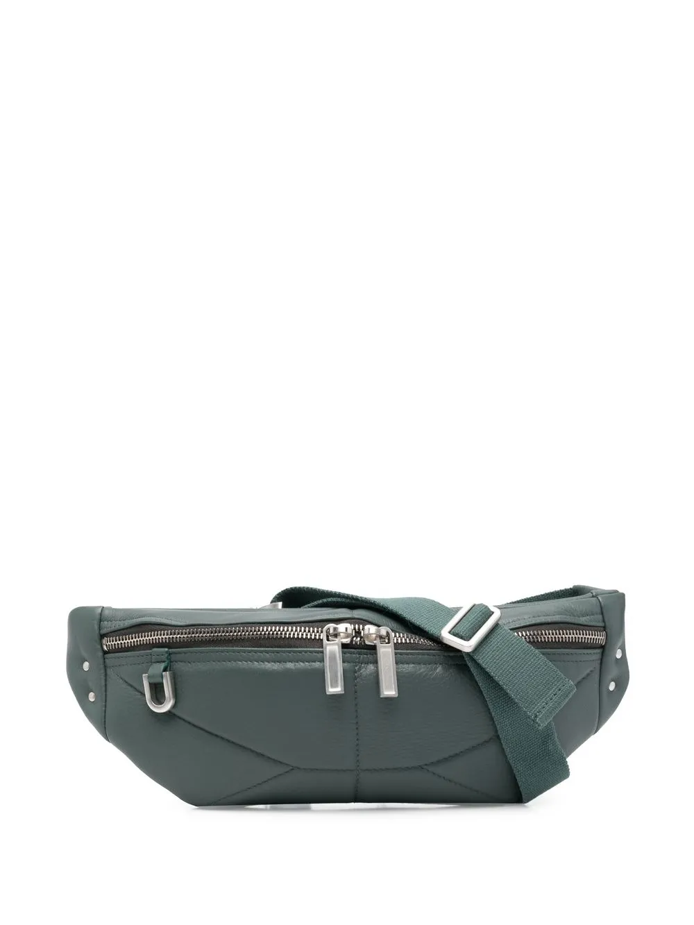 

Rick Owens Geo leather belt-bag - Green