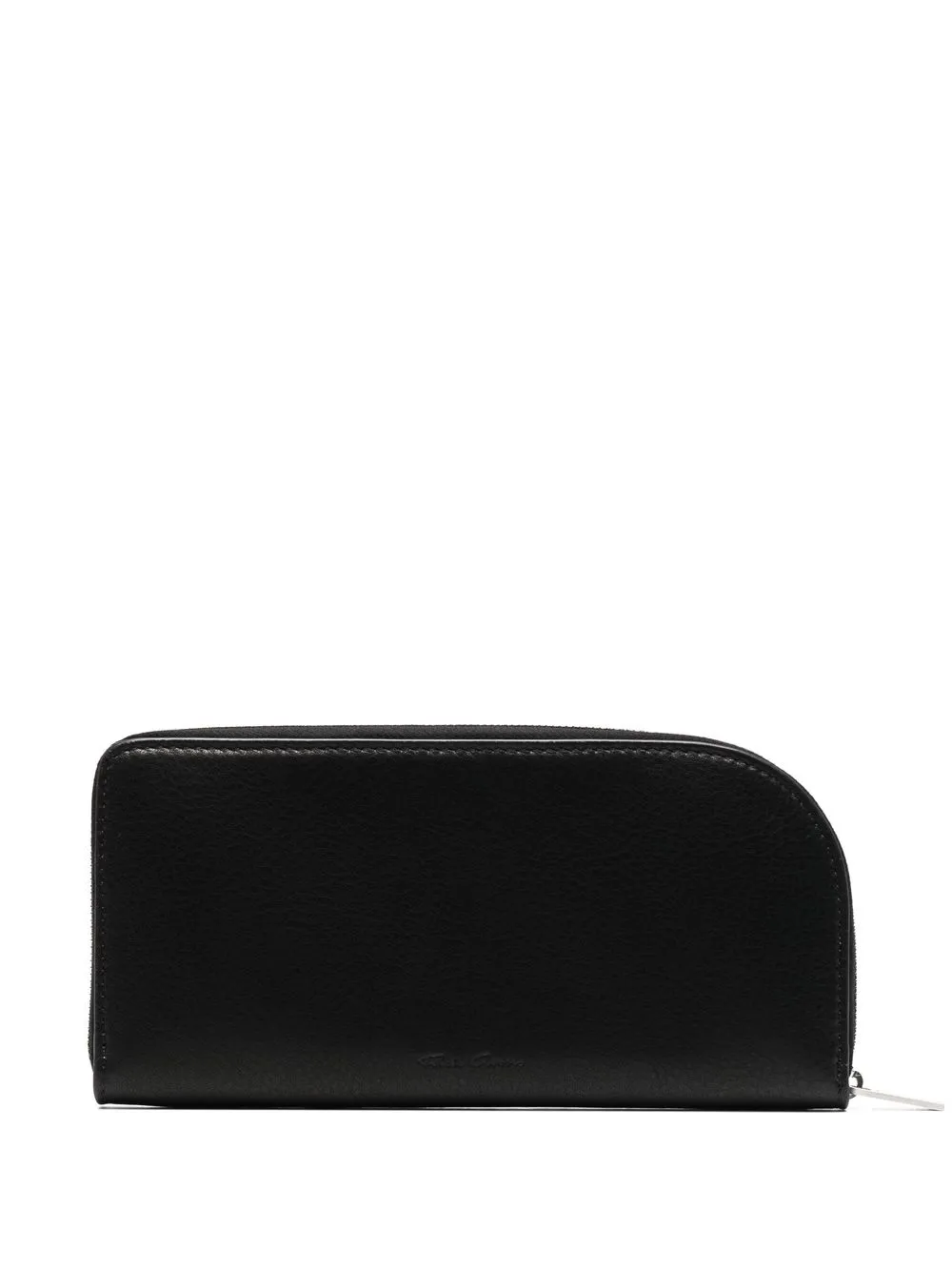 

Rick Owens zipped leather passport holder - Black