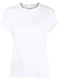 Brunello Cucinelli chain-trim round-neck T-shirt - White