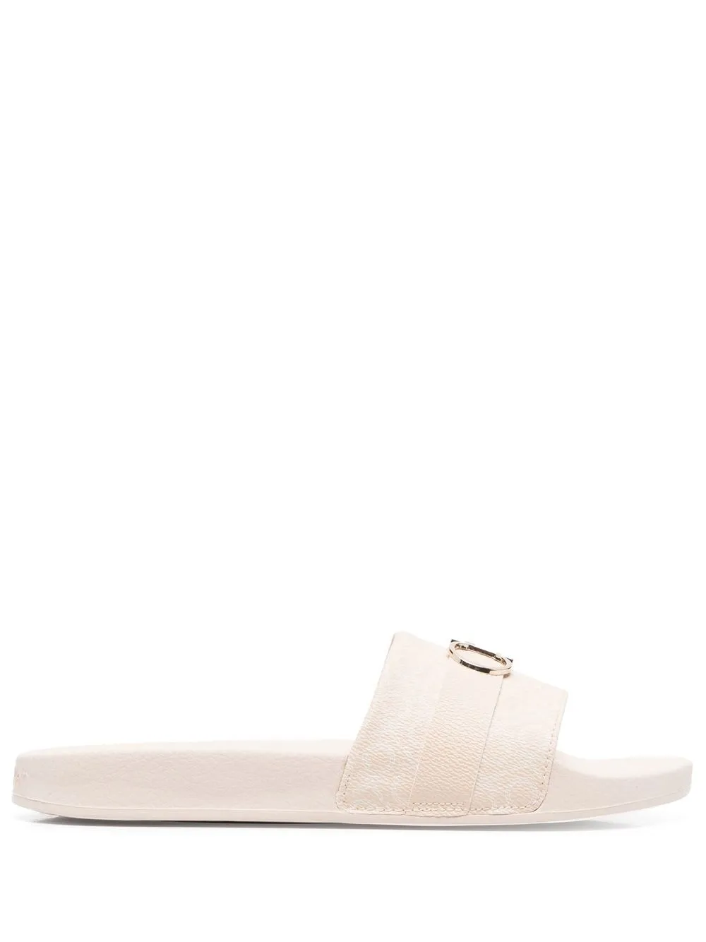 

Calvin Klein sandalias con placa del monograma - Neutro