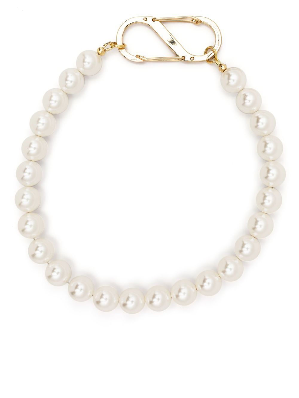 

Atu Body Couture single strand pearl necklace - White