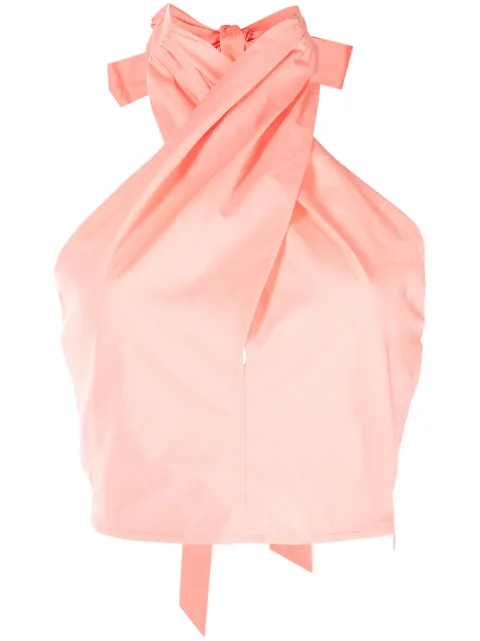 STAUD Kai halterneck blouse