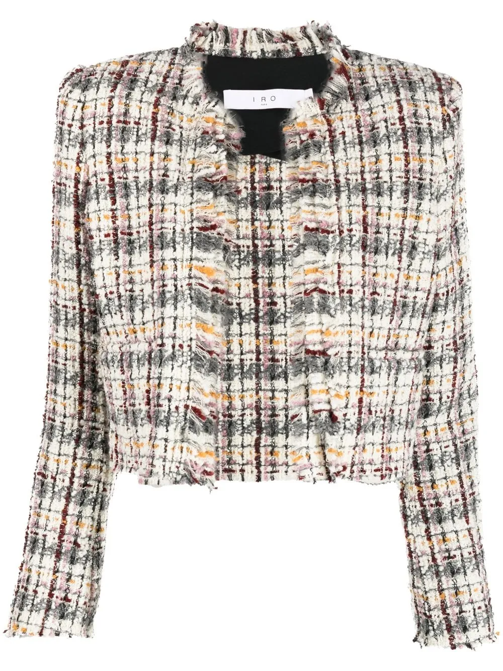 

IRO frayed tweed jacket - Neutrals