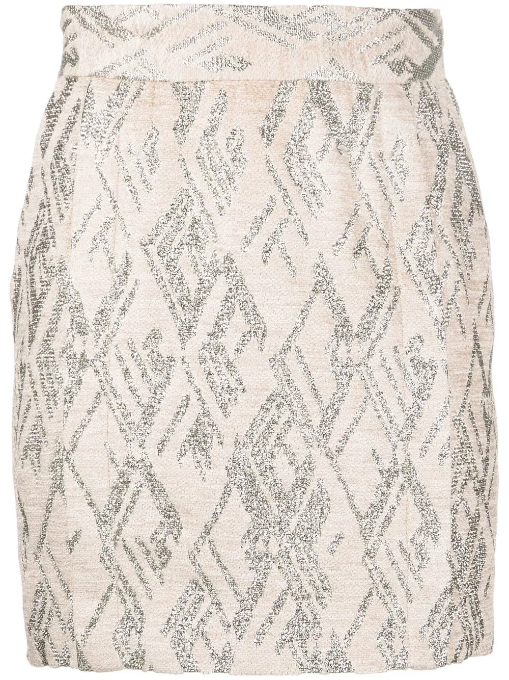 

IRO Yamas jacquard skirt - Neutrals