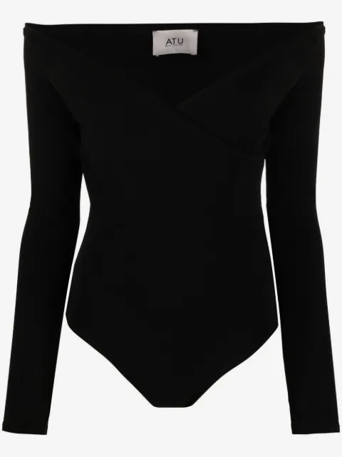 Atu Body Couture off-shoulder V-neck body