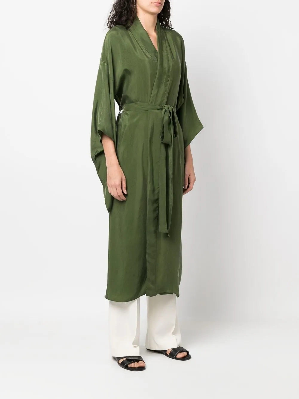 Atu Body Couture Draped robestyle Coat Farfetch