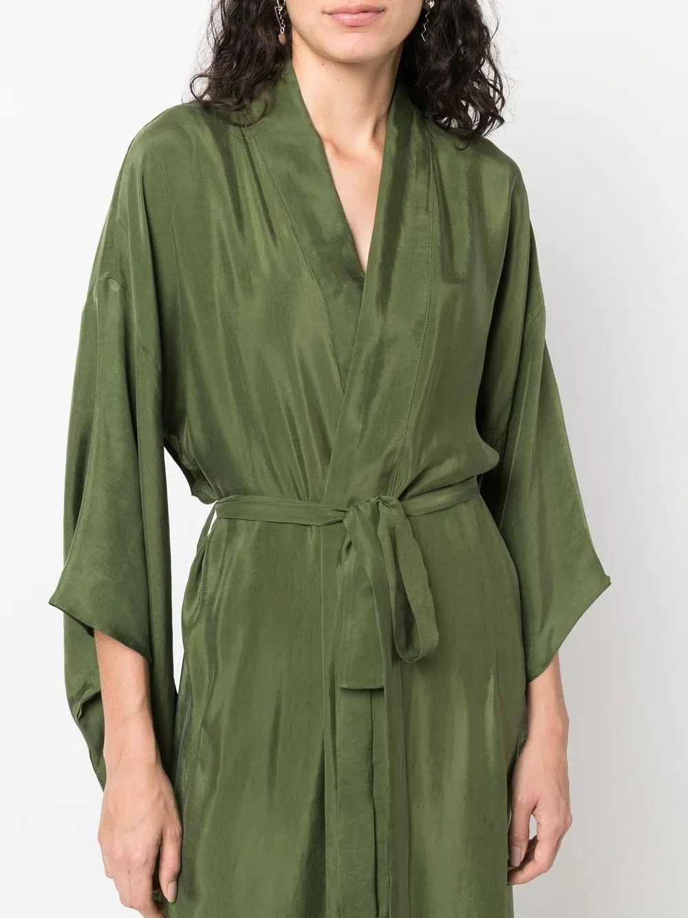 Atu Body Couture Draped robestyle Coat Farfetch