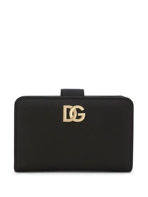Dolce & Gabbana Portemonnaie mit Logo-Schild