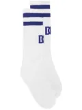 Dolce & Gabbana DG-logo jacquard socks - White