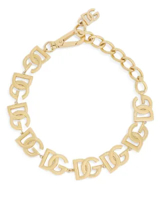 Dolce & Gabbana DG-logo chain-link Choker | Gold | FARFETCH