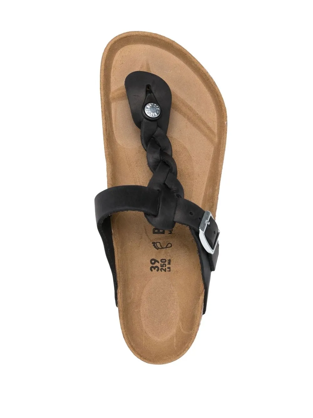 Birkenstock Gizeh Braided Leather Sandals Farfetch