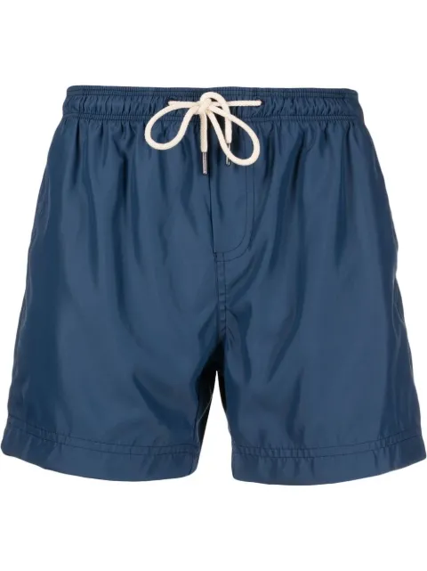 PENINSULA SWIMWEAR shorts de playa con azulejo estampado