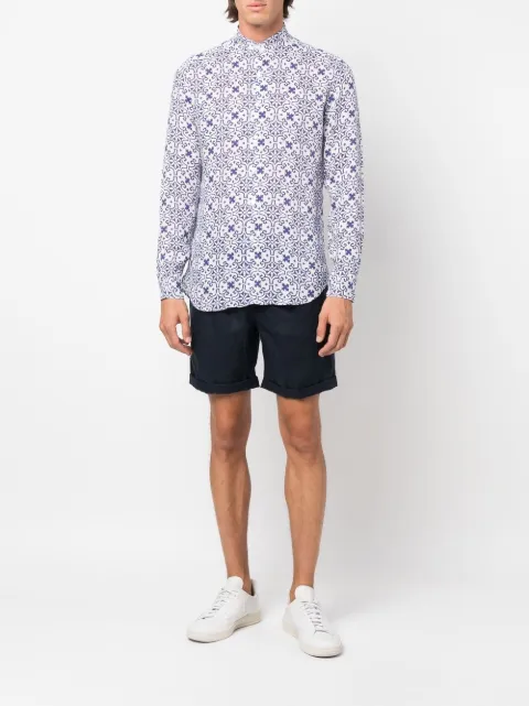 PENINSULA SWIMWEAR Tile Print Shirt - Farfetch