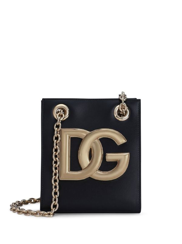 Dolce & Gabbana DG Logo Leather Crossbody Bag - Farfetch