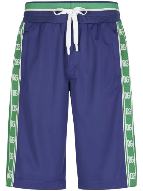 Dolce & Gabbana colour-block track shorts