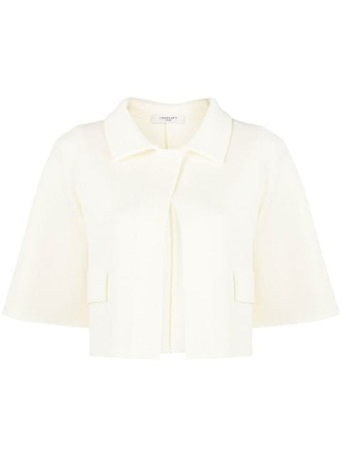 Charlott short-sleeve knitted jacket