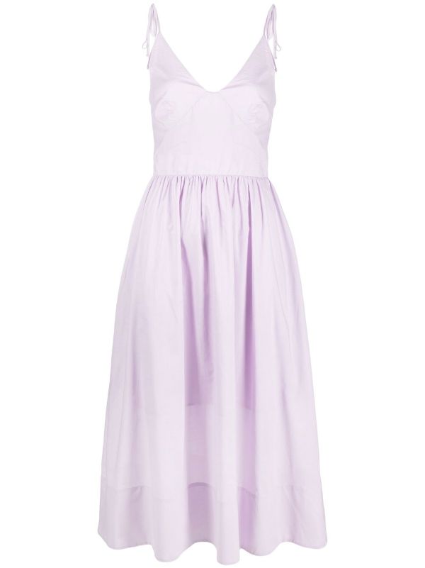 Mauve spaghetti strap on sale dress