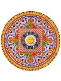 Dolce & Gabbana Carretto-print porcelain charger plate - Yellow