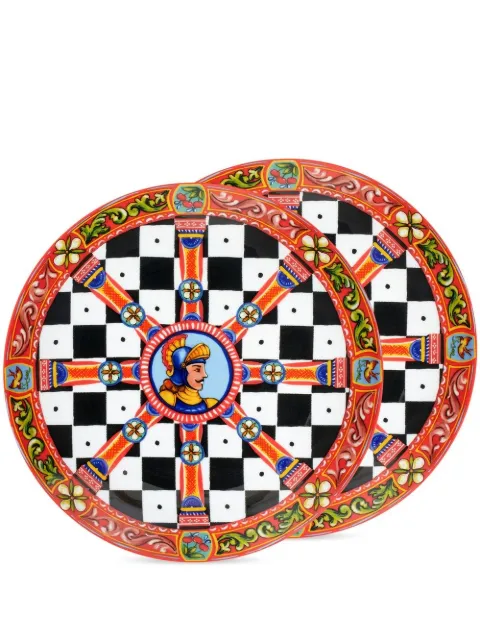 Dolce & Gabbana set of two dinner plates