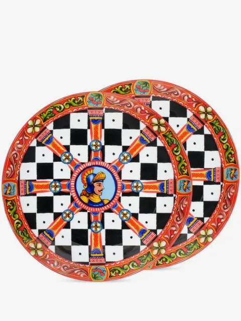 Dolce & Gabbana set of two dinner plates