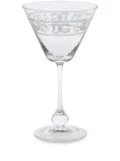 Dolce & Gabbana logo-embossed martini glass - White