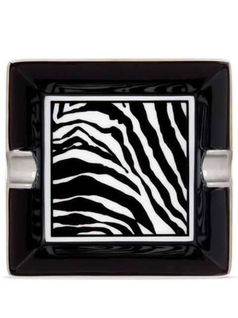 Dolce & Gabbana zebra-print porcelain ash-tray