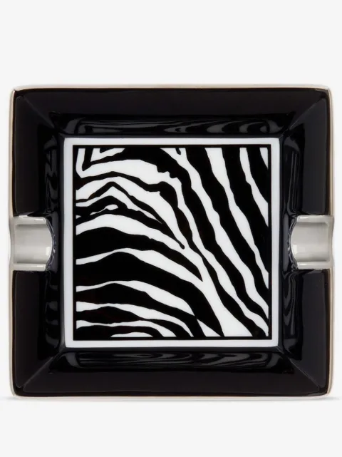 Dolce & Gabbana zebra-print porcelain ash-tray