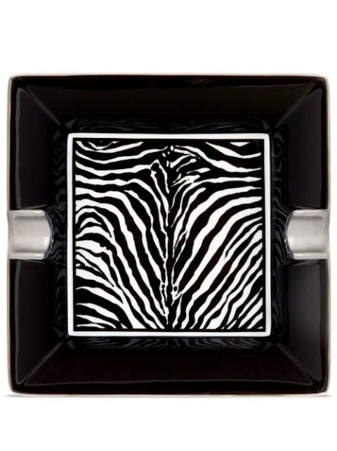 Dolce & Gabbana zebra-print porcelain ash-tray