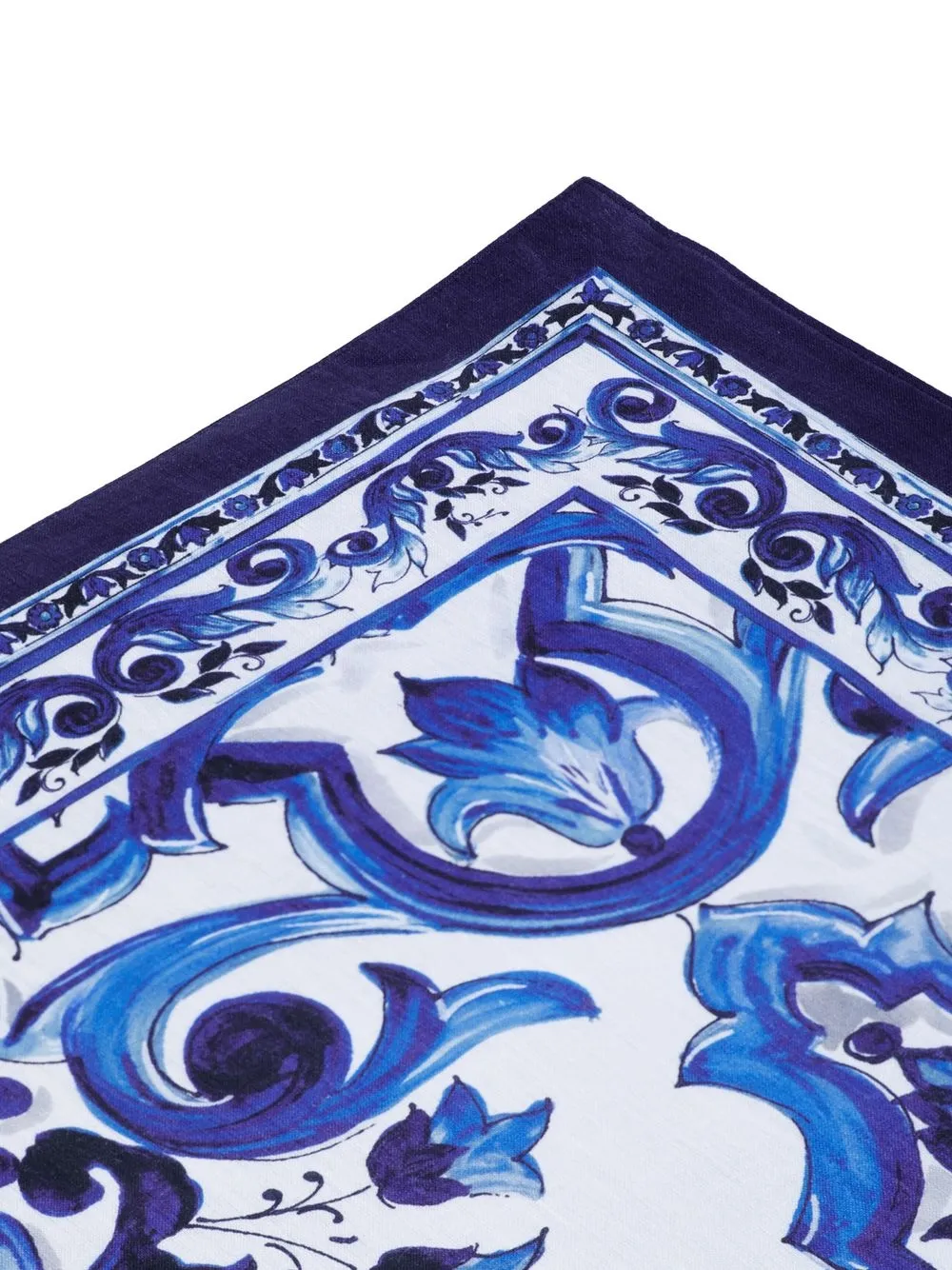  Dolce & Gabbana Set Aus Tischset Und Serviette Mit Print   Blau 